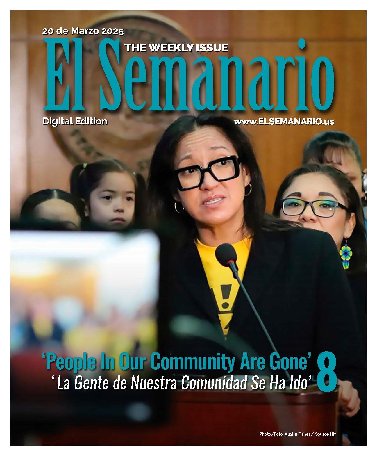 the weekly issue El semanario 20 03 25